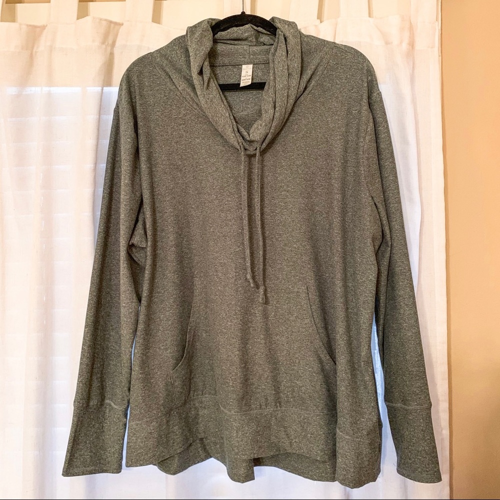 Cowl Neck Athletic Top